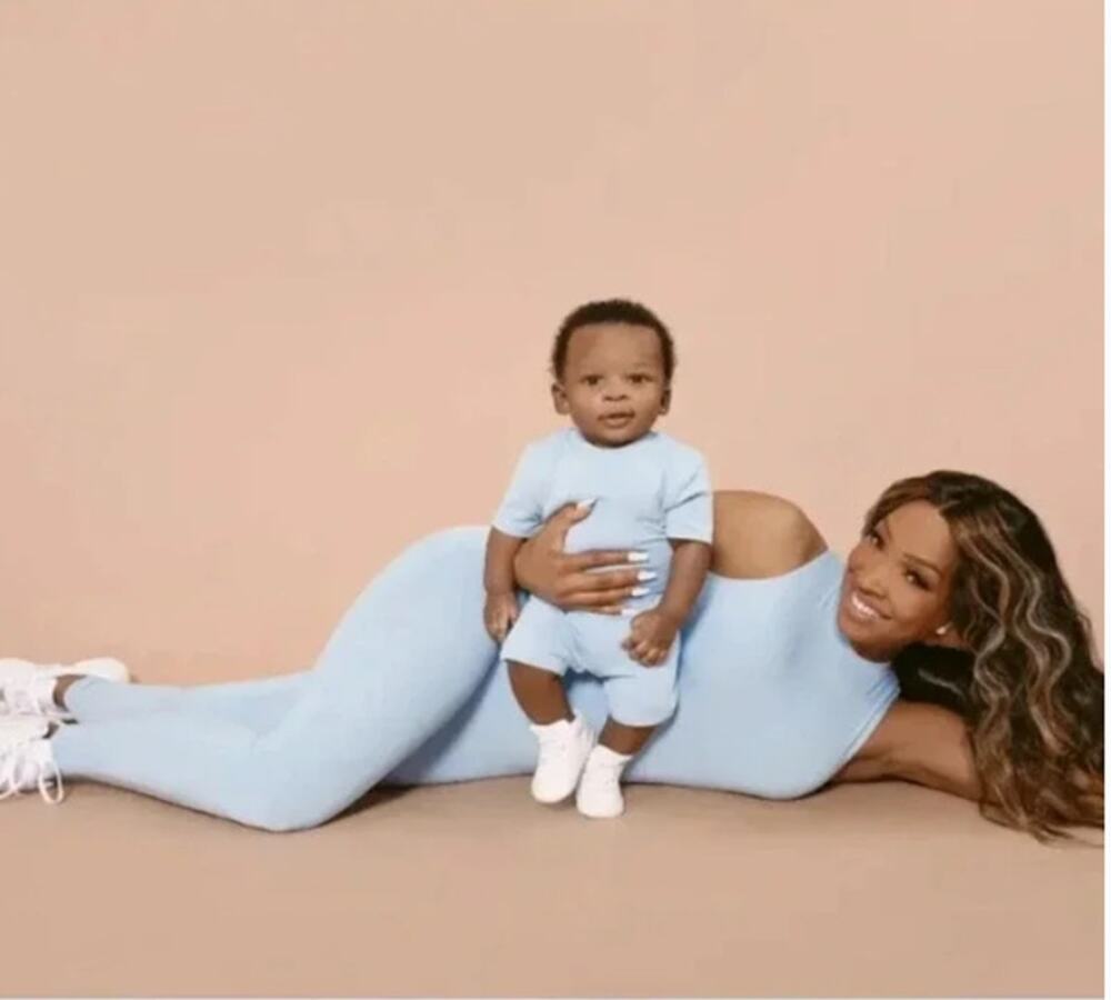 Naked Wardrobe Mama Malika blue sleeveless Onepiece jUMPSUIT Romper 4 YEARS